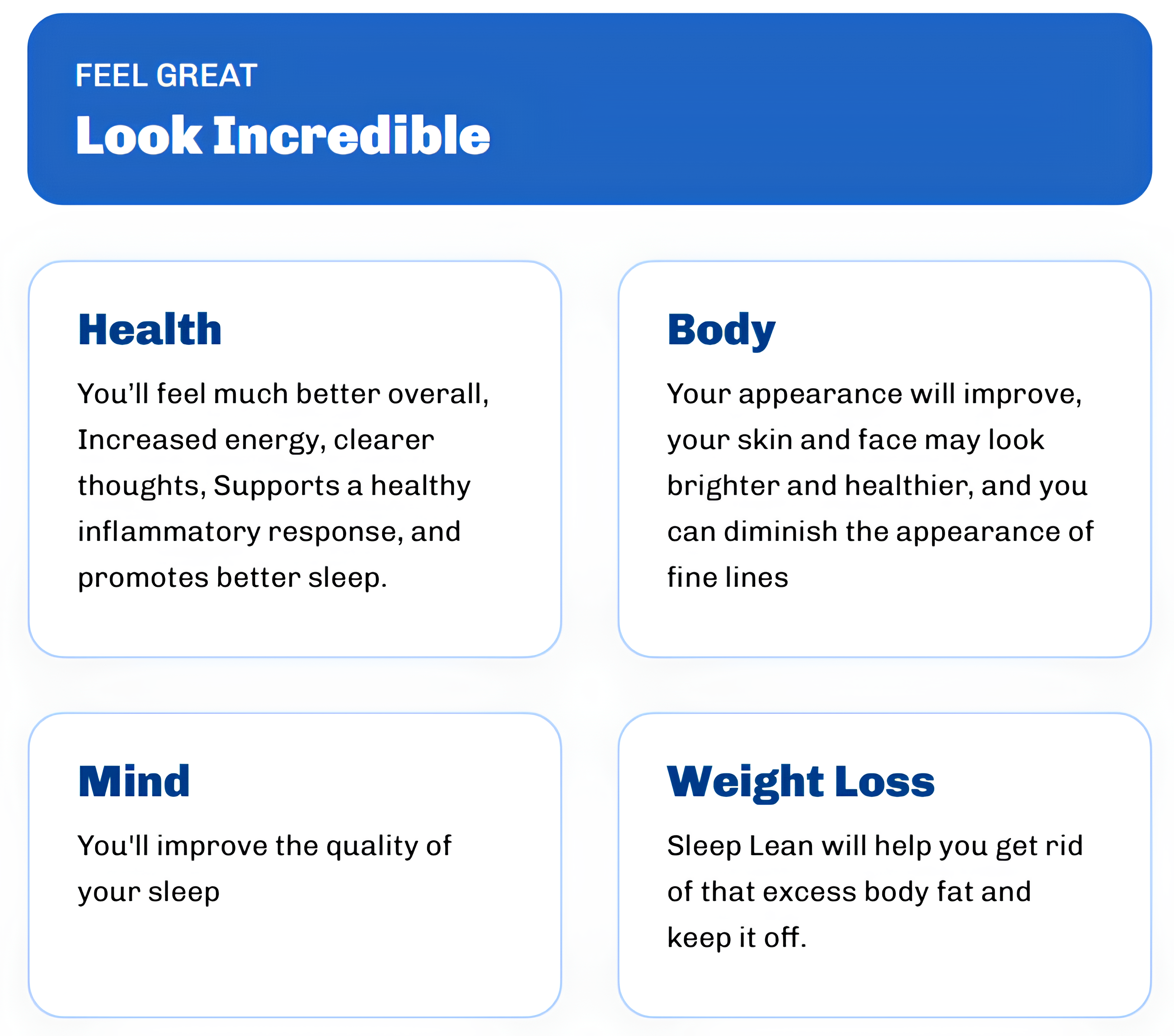 Sleep Lean Ingredients